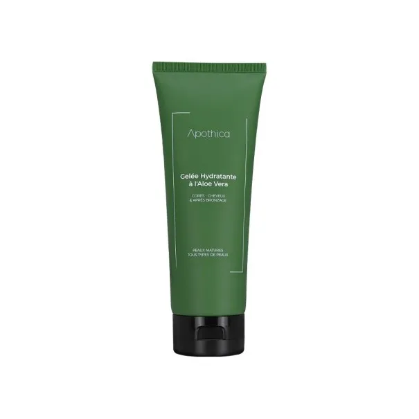 APOTHICA GELEE HYDRATANTE ALOE VERA CORPS CHEVEUX APRES BRONZAGE 200ML - ASEPTIKA