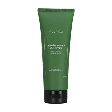 APOTHICA GELEE HYDRATANTE ALOE VERA CORPS CHEVEUX APRES BRONZAGE 200ML - ASEPTIKA