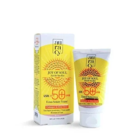 AURACY JOY OF SOUL ECRAN SOLAIRE TEINTE ROSE SPF 50+ 50GR - AURACY