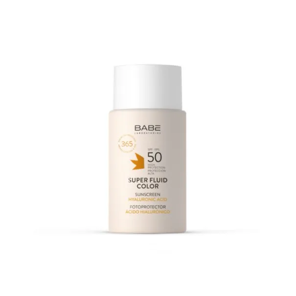 BABE SUPER FLUID COLOR PROTECTION SOLAIRE 50 SPF 50ML - BABÉ LABORATOIRE