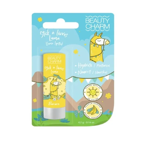BEAUTY CHARM Stick à lèvres Enfants Lama Banane - BEAUTY CHARM
