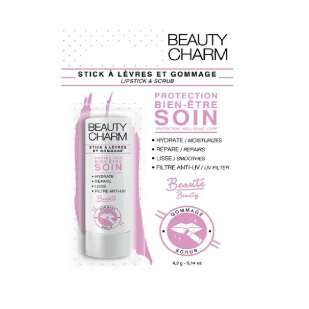 BEAUTY CHARM Stick à lèvres et Gommage Adultes - BEAUTY CHARM