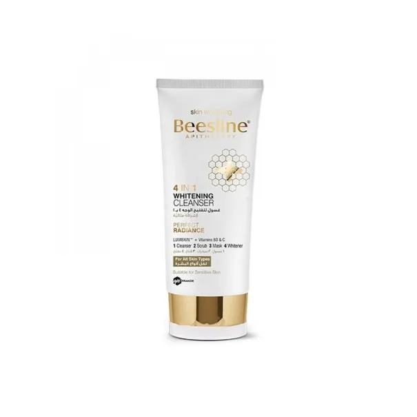 BEESLINE GEL NETTOYANT ECLAIRCISSANT VISAGE 4EN1 150ML - BEESLINE