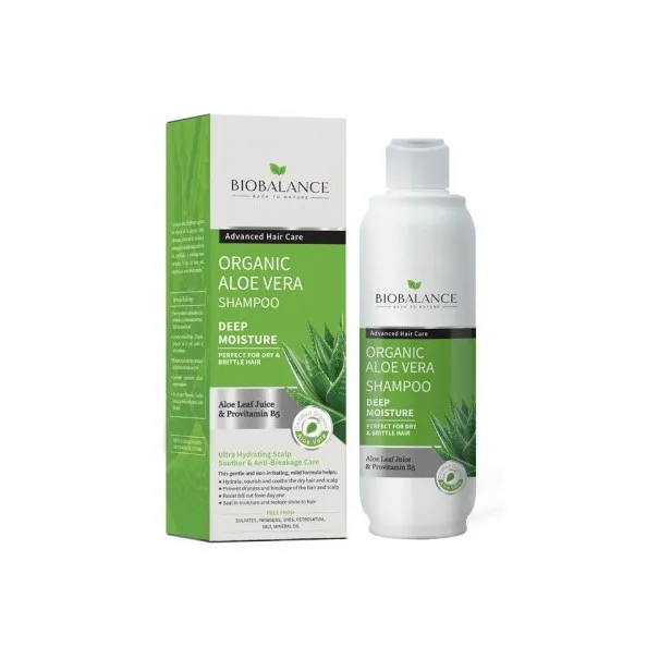 BIOBALANCE ORGANIC ALOE VERA SHAMPOO 330ML - BIOBALANCE