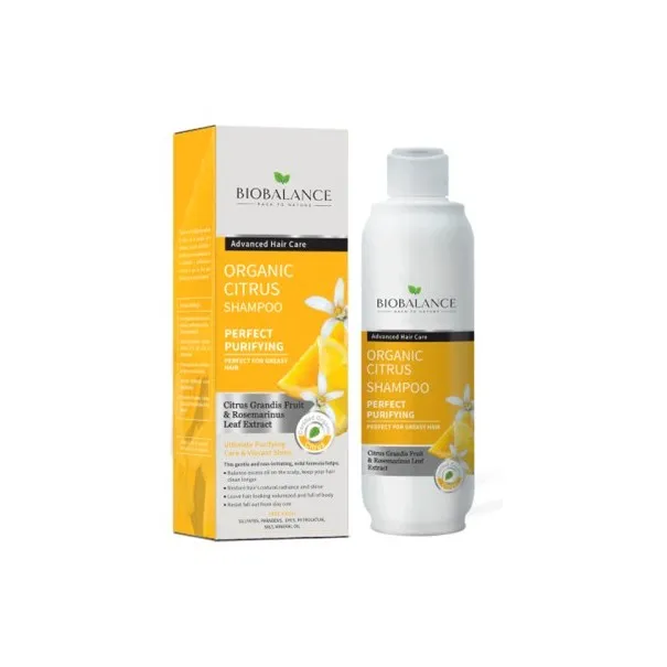 BIOBALANCE ORGANIC CITRUS SHAMPOO 330ML - BIOBALANCE