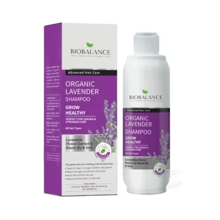 BIOBALANCE ORGANIC LAVENDER SHAMPOO 330ML - BIOBALANCE