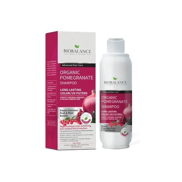 BIOBALANCE ORGANIC POMEGRANATE SHAMPO 330ML - BIOBALANCE