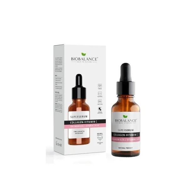 BIOBALANCE SUPER SERUM COLLAGEN VITAMIN C 30ML - BIOBALANCE