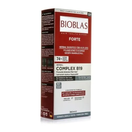 BIOBLAS FORTE SHAMPOOING ANTI CHUTE INTENSIVE COMPLEX B19 360ML - BIOBLAS