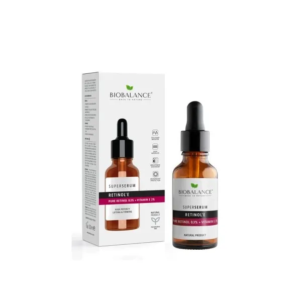 BIOBALANCE SUPER SERUM RETINOL'E 30ML - BOTANIKA