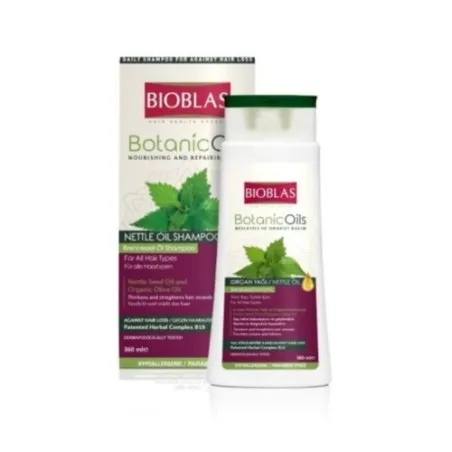 BIOBLAS SHAMPOING AUX HERBES BOTANIC OILS 360ML - BIOBLAS