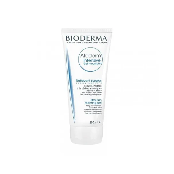 BIODERMA ATODERM INTENSIVE GEL MOUSSANT 200ML - BEBIO COSMETICS