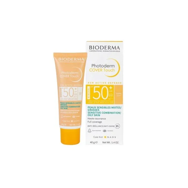 BIODERMA PHOTODERM COVER TOUCH MINERAL TEINTE CLAIRE SPF50+ 40G - 