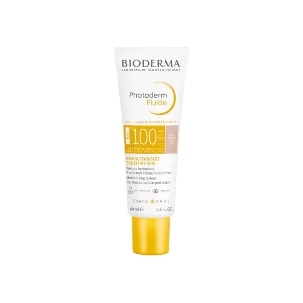 BIODERMA PHOTODERM FLUIDE MAX TEINTE TRES CLAIRE SPF100 40ML - 