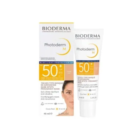 BIODERMA PHOTODERM M GEL-CREME CLARIFIANT AN TI-RECIDIVE TEINTE CLAIRE SPF50+ 40ML - 