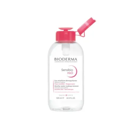 BIODERMA SENSIBIO H2O EAU MICELLAIRE POMPE INVERSEE 500ML - 