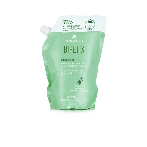 BIRETIX GEL NETTOYANT PURIFIANT RECHARGE 400 ML - 