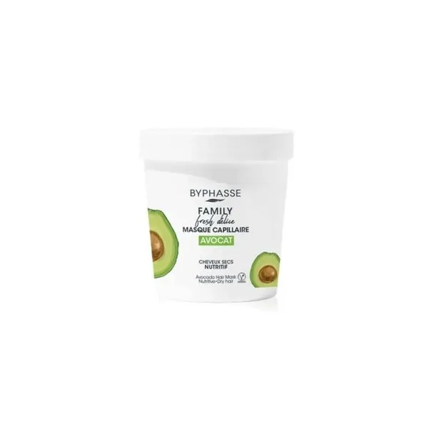 BYPHASSE FAMILY MASQUE CAPILLAIRE AVOCAT CHEVEUX SECS 250ML - BYPHASSE