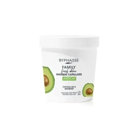 BYPHASSE FAMILY MASQUE CAPILLAIRE AVOCAT CHEVEUX SECS 250ML - BYPHASSE