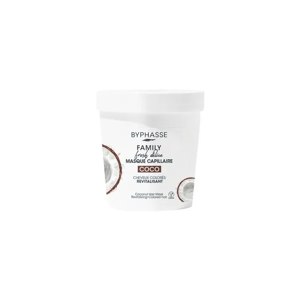 BYPHASSE FAMILY MASQUE CAPILLAIRE COCO CHEVEUX COLORES 250ML - BYPHASSE