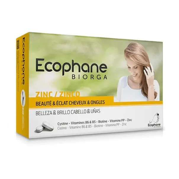 BIORGA ECOPHANE CHEVEUX ET ONGLES 60 COMPRIMES - ECOPHANE BIORGA