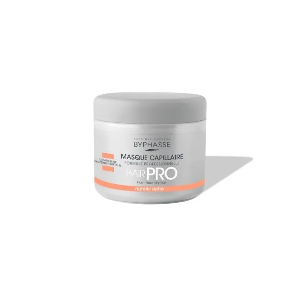 BYPHASSE MASQUE CAPILLAIRE HAIR PRO NUTRITIV RICH CHEVEUX SECS 500ML - BYPHASSE