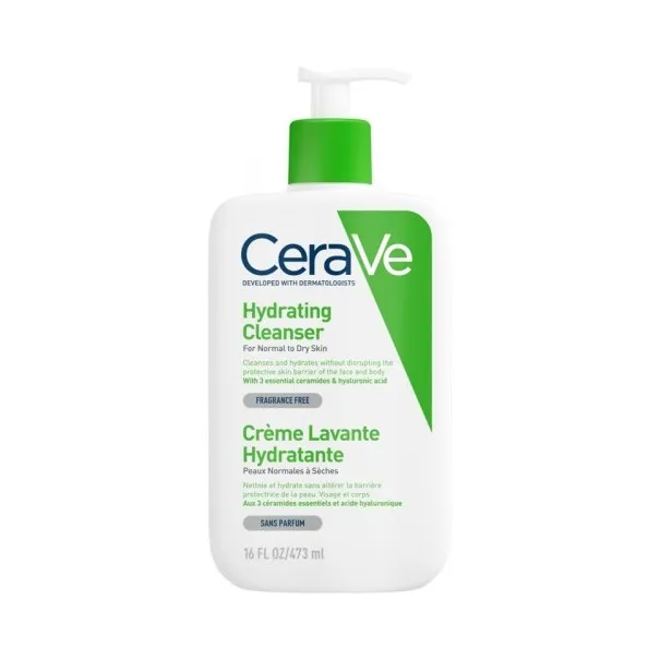 CERAVE CREME LAVANTE HYDRATANTE 473ML - CERAVE