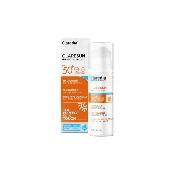 CLARENIA CLARESUN ECRAN HYDRATANT INVISIBLE SPF50+ 50ML - CLARENIA