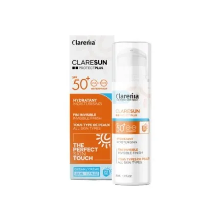 CLARENIA CLARESUN ECRAN HYDRATANT INVISIBLE SPF50+ 50ML - CLARENIA