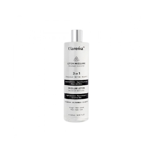 CLARENIA EAU MICELLAIRE RADIANCE BOOSTER 3EN1 500ML - CLARENIA