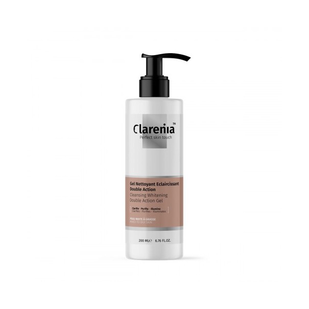 CLARENIA GEL NETTOYANT ECLAIRCISSANT DOUBLE ACTION PNS 200ML - CLARENIA
