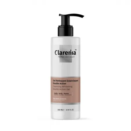 CLARENIA GEL NETTOYANT ECLAIRCISSANT DOUBLE ACTION PNS 200ML - CLARENIA