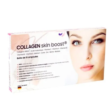COLLAGEN SKIN BOOST 10 AMPOULES - ERIC FAVRE