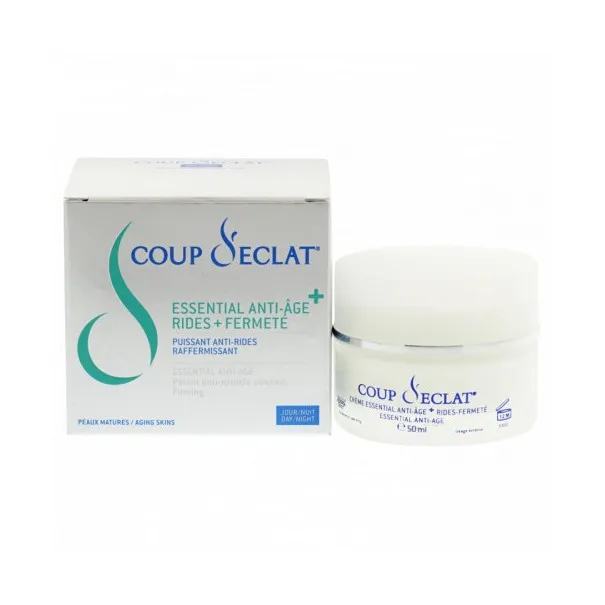 COUP D'ECLAT ESSENTIAL ANTI AGE RIDES+FERMETE JOUR NUIT 50ML - CYTOLNAT