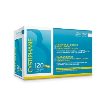 CYSTIPHANE CHEVEUX ET ONGLES 120 COMPRIMES - CYSTIPHANE BIORGA