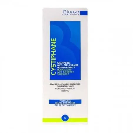CYSTIPHANE SHAMPOOING ANTI PELLICULAIRE S 200ML - CYSTIPHANE BIORGA