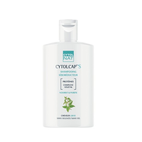 CYTOLNAT CYTOLCAP S SHAMPOOING SEBOREDUCTEUR CHEVEUX GRAS 200ML - CYTOLNAT