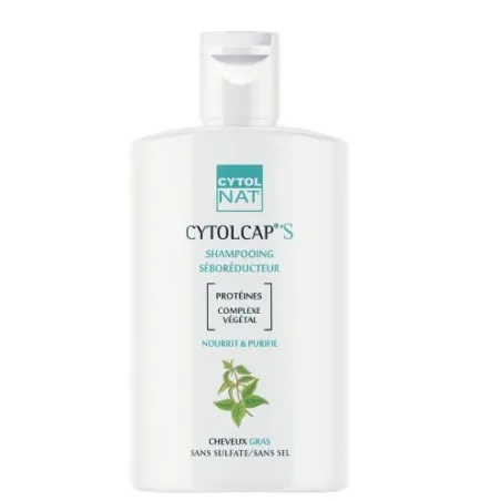CYTOLNAT CYTOLCAP S SHAMPOOING SEBOREDUCTEUR CHEVEUX GRAS 200ML - CYTOLNAT