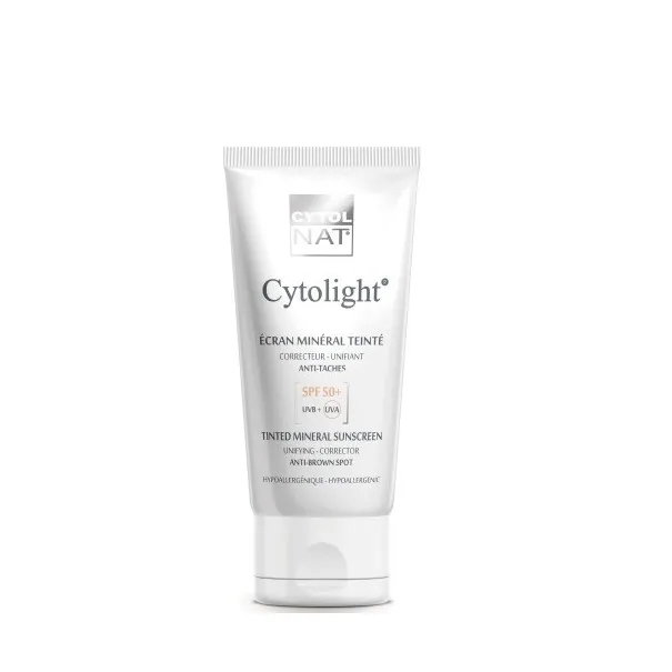 CYTOLNAT CYTOLIGHT ECRAN MINERAL TEINTEE ANTI TACHES SPF50+ 50ML - CYTOLNAT