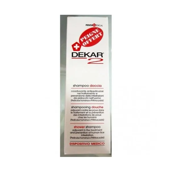 DEKAR 2 ANTI POUX SHAMPOOING 125ML - PENTAMEDICAL