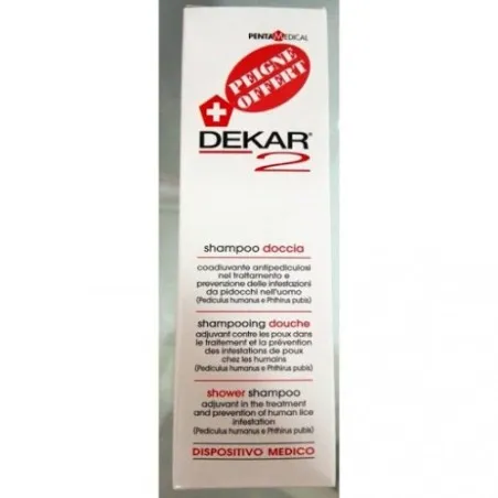DEKAR 2 ANTI POUX SHAMPOOING 125ML - PENTAMEDICAL