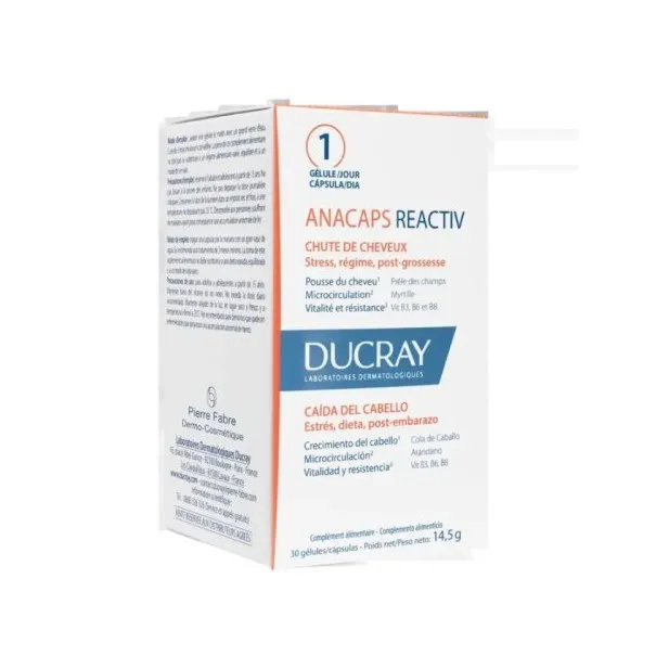 DUCRAY ANACAPS REACTIV 30 CAPSULES - 