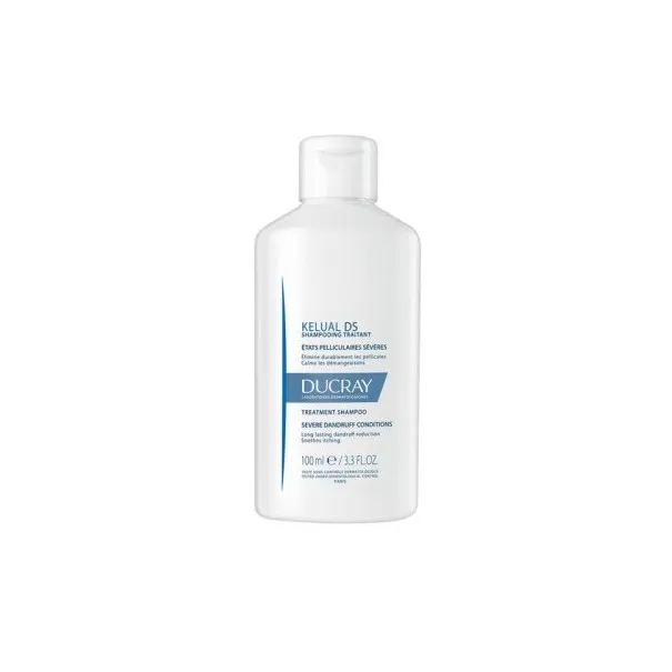 DUCRAY KELUAL DS SHAMPOOING TRAITANT ANTI PELLICULAIRE 100ML - 