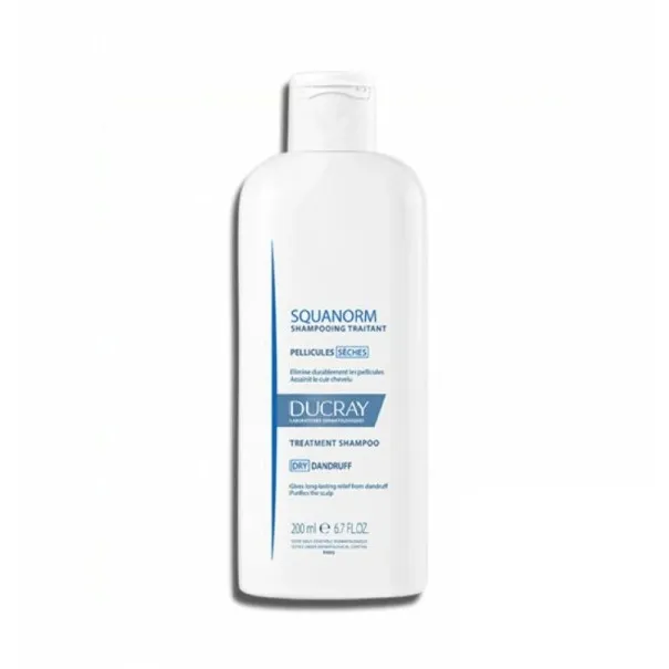 Ducray Squanorm Shampooing Antipelliculaire pellicules séches 200ML - 
