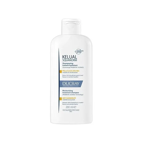 DUCRAY SQUANORM SHAMPOOING PELLICULES SECHES 200ML - 