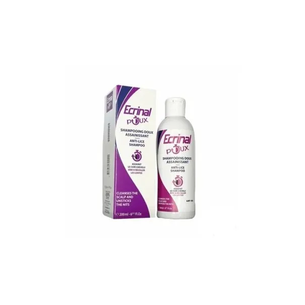 ECRINAL SHAMPOOING ANTI POUX DOUX ASSAINISSANT 200ML - 