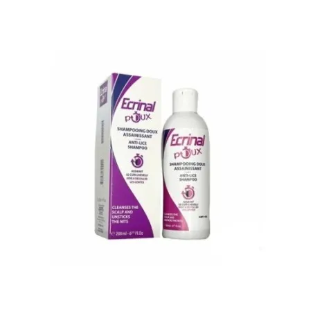 ECRINAL SHAMPOOING ANTI POUX DOUX ASSAINISSANT 200ML - 
