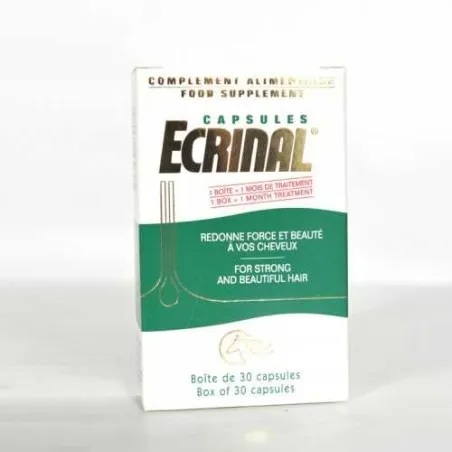 ECRINAL SOIN ET BEAUTE ONGLES ET CHEVEUX 30 CAPSULES - 