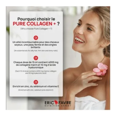 ERIC FAVRE PROGRAMME 10 JOURS PURE COLLAGEN+ 10*15ML - COUP D'ECLAT