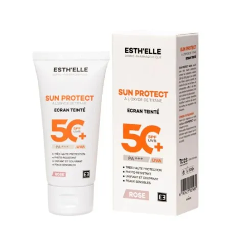 ESTHELLE SUN PROTECT ECRAN TEINTE ROSE SPF50+ 50GR - ESTHELLE